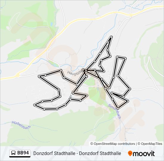 BB94 Bus Line Map