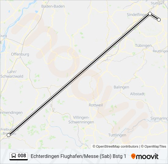 008 Bus Line Map