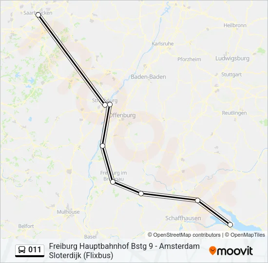 011 Bus Line Map