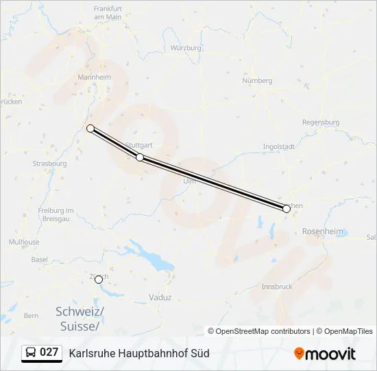 027 Bus Line Map
