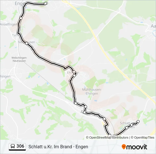 306 Bus Line Map
