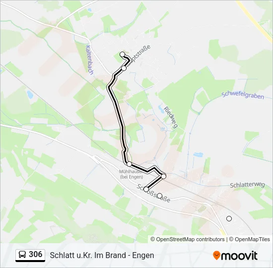 306 Bus Line Map