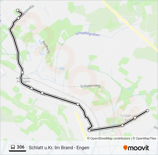 306 Bus Line Map