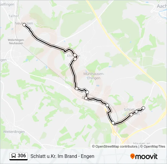 306 Bus Line Map
