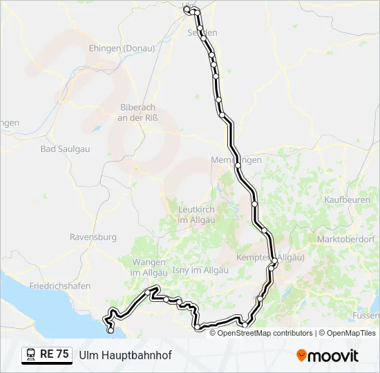 RE 75  Line Map