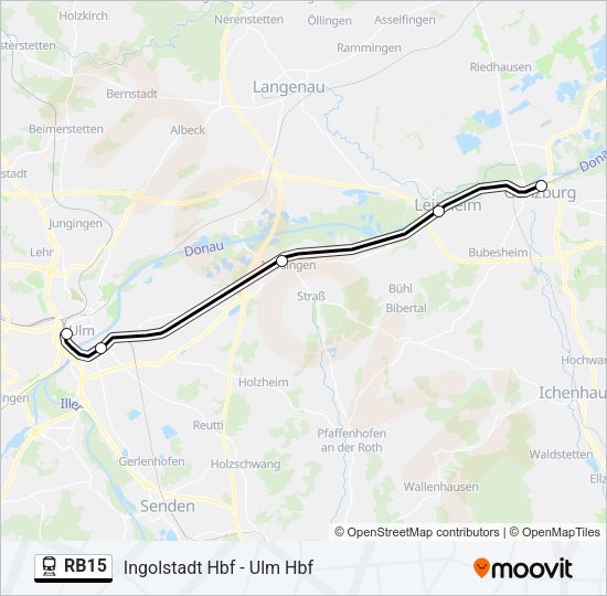 RB15 Train Line Map