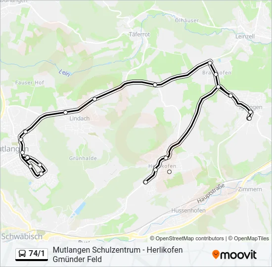 74/1  Line Map
