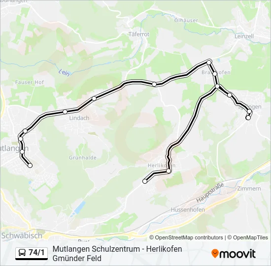 74/1  Line Map