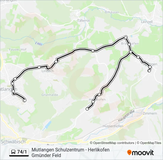 74/1  Line Map