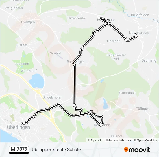 7379 Bus Line Map