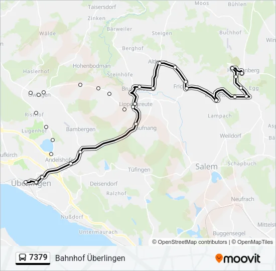 7379 Bus Line Map
