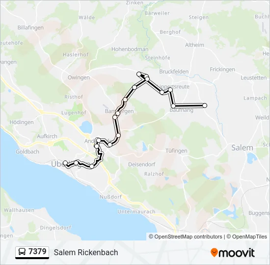 7379 Bus Line Map