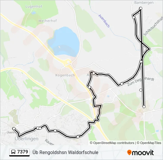 7379 Bus Line Map