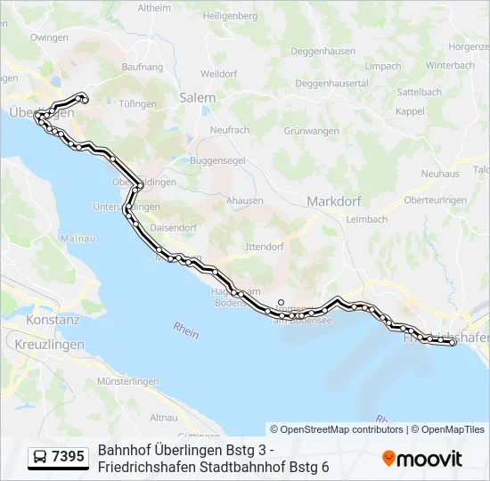7395 Bus Line Map