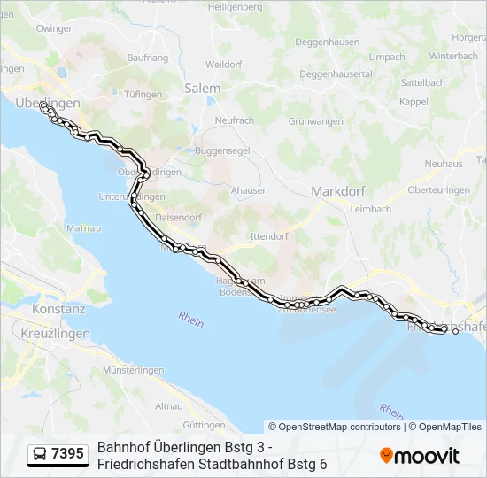7395 Bus Line Map