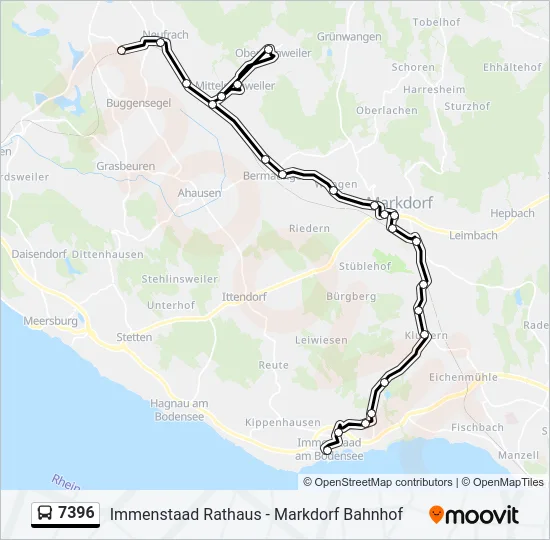 7396 Bus Line Map