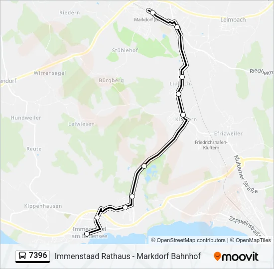 7396 Bus Line Map