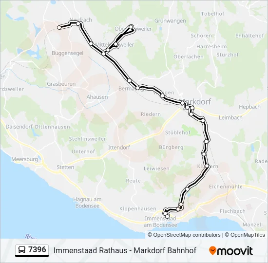 7396 Bus Line Map