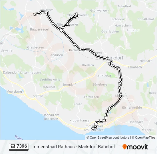 7396 Bus Line Map