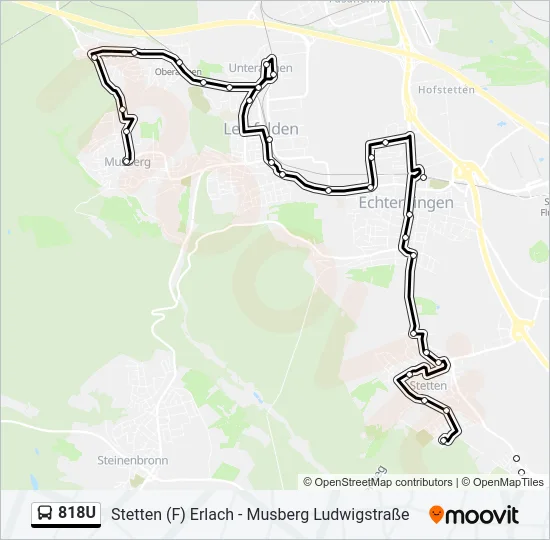 818U  Line Map