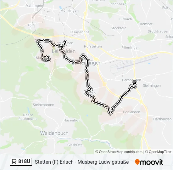 818U  Line Map