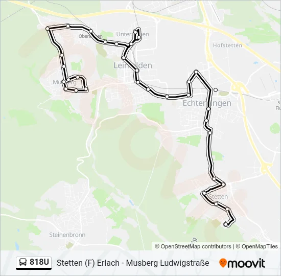 818U  Line Map