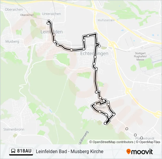 818AU  Line Map
