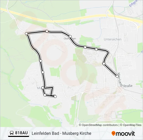 818AU  Line Map