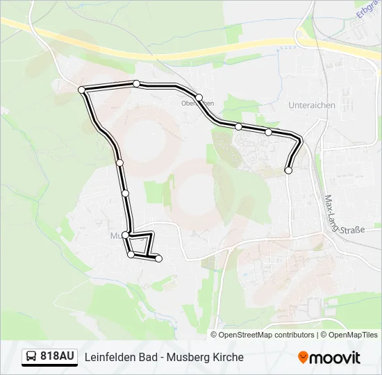 818AU  Line Map
