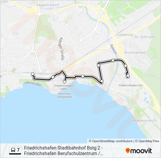 7 Bus Line Map