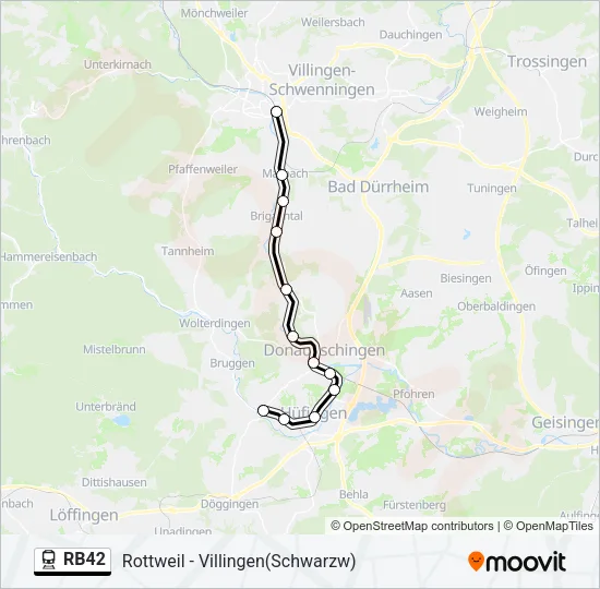 RB42 Train Line Map
