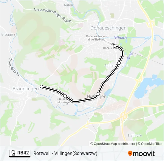 RB42 Train Line Map