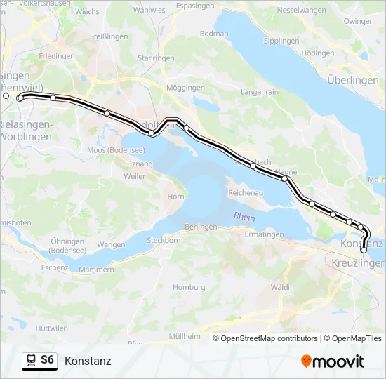  S6: карта маршрута