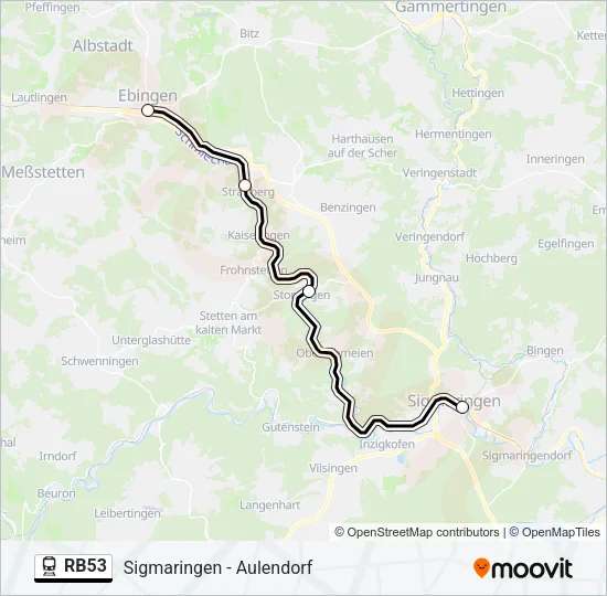 RB53 Train Line Map