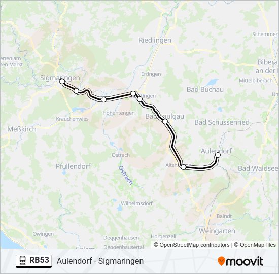 RB53 Train Line Map