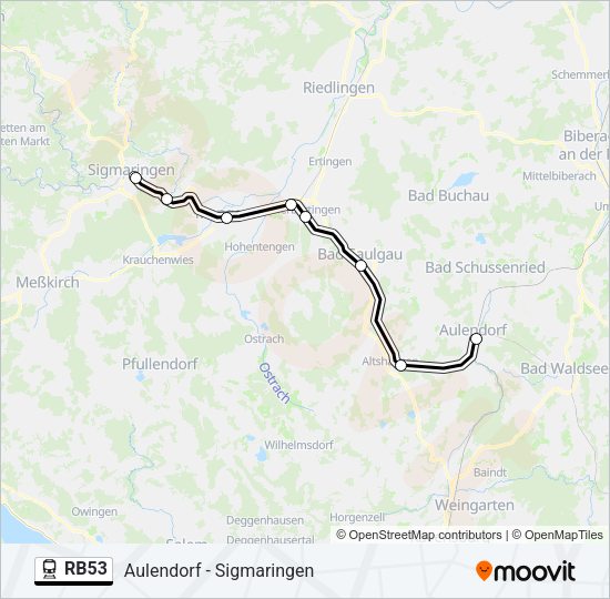 RB53 Train Line Map