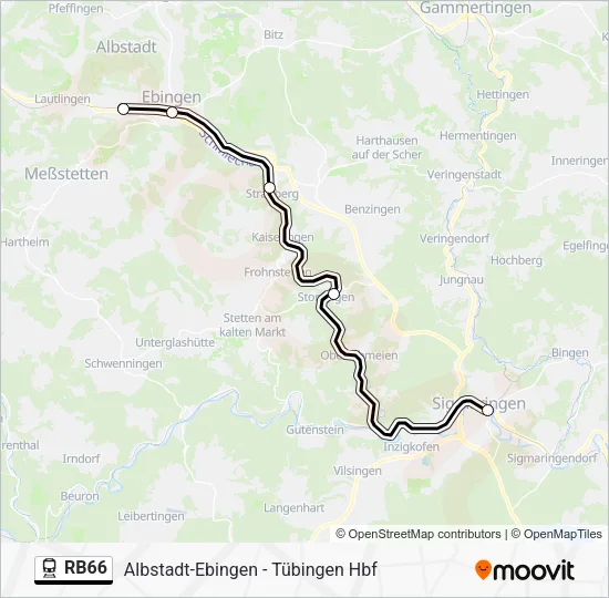 RB66 Train Line Map