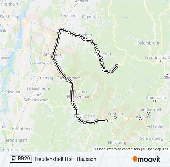 RB20  Line Map