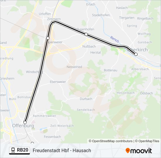 RB20  Line Map