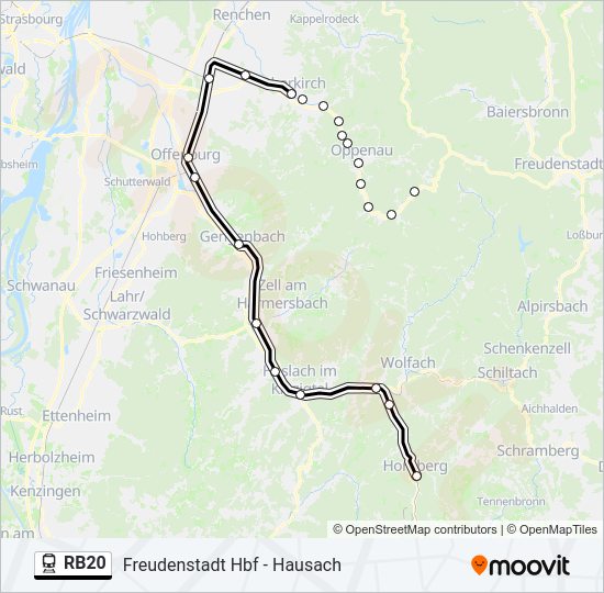 RB20  Line Map