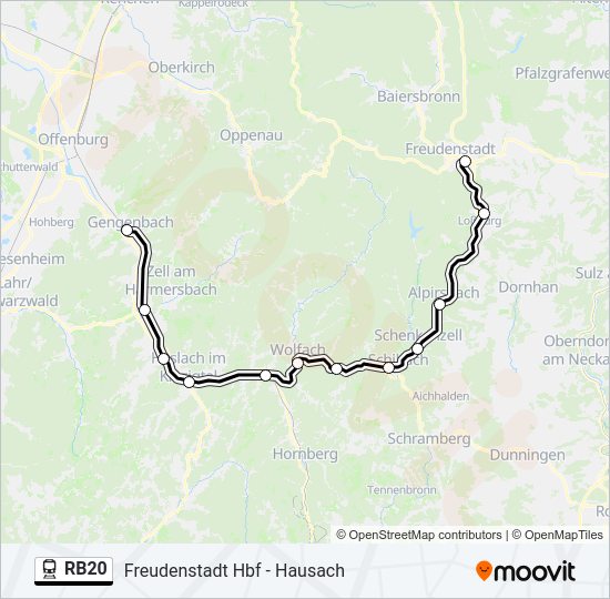RB20  Line Map