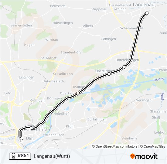 RS51 Train Line Map