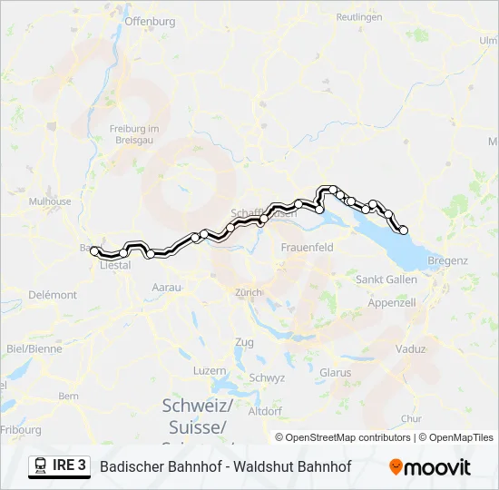 IRE 3 Train Line Map