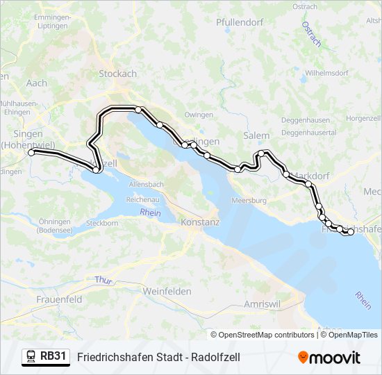 RB31 train Line Map