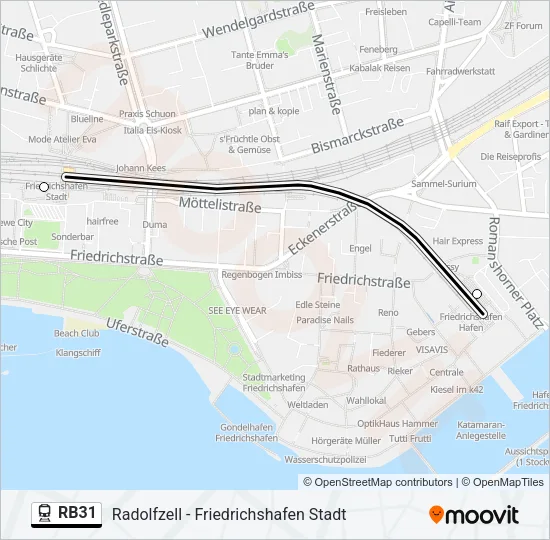 RB31 Train Line Map