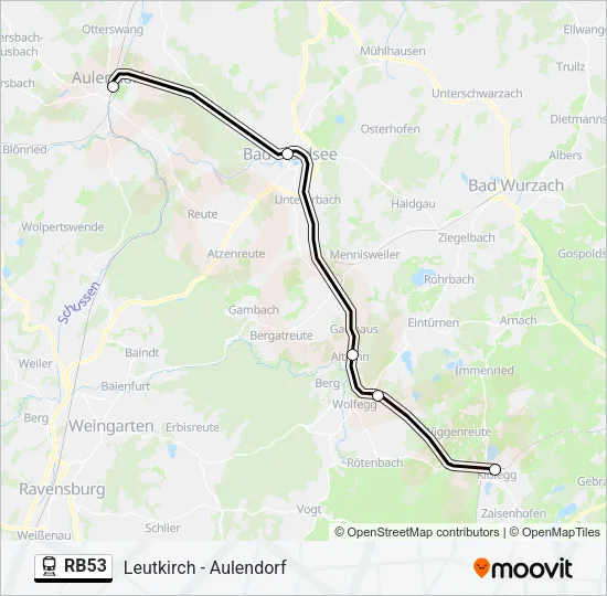 RB53 Train Line Map