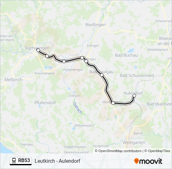 RB53 Train Line Map
