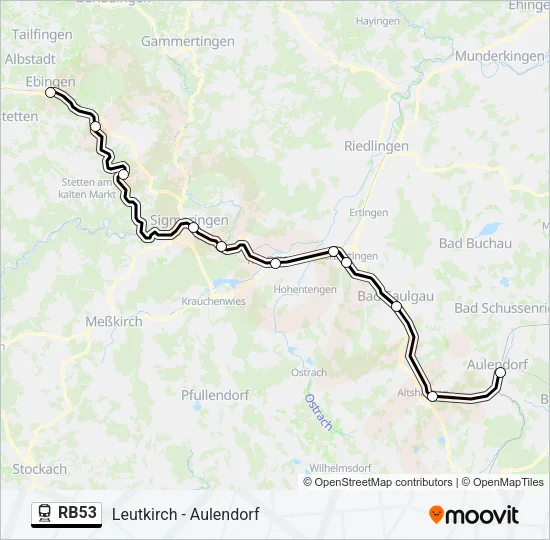 RB53 Train Line Map