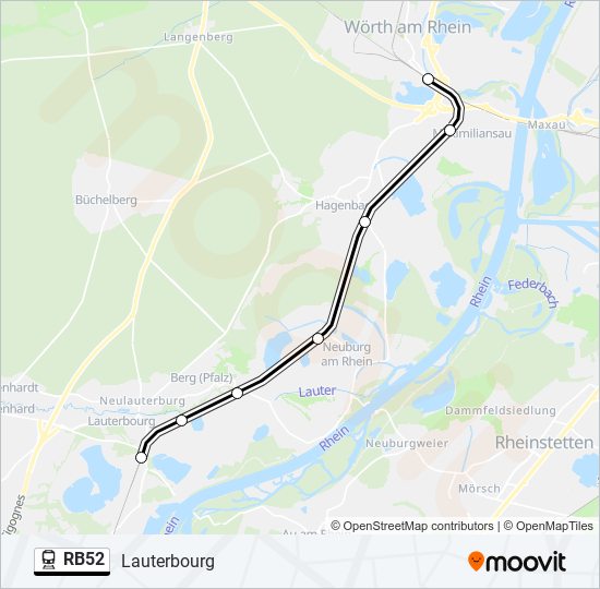 RB52  Line Map