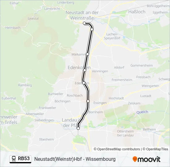 RB53  Line Map